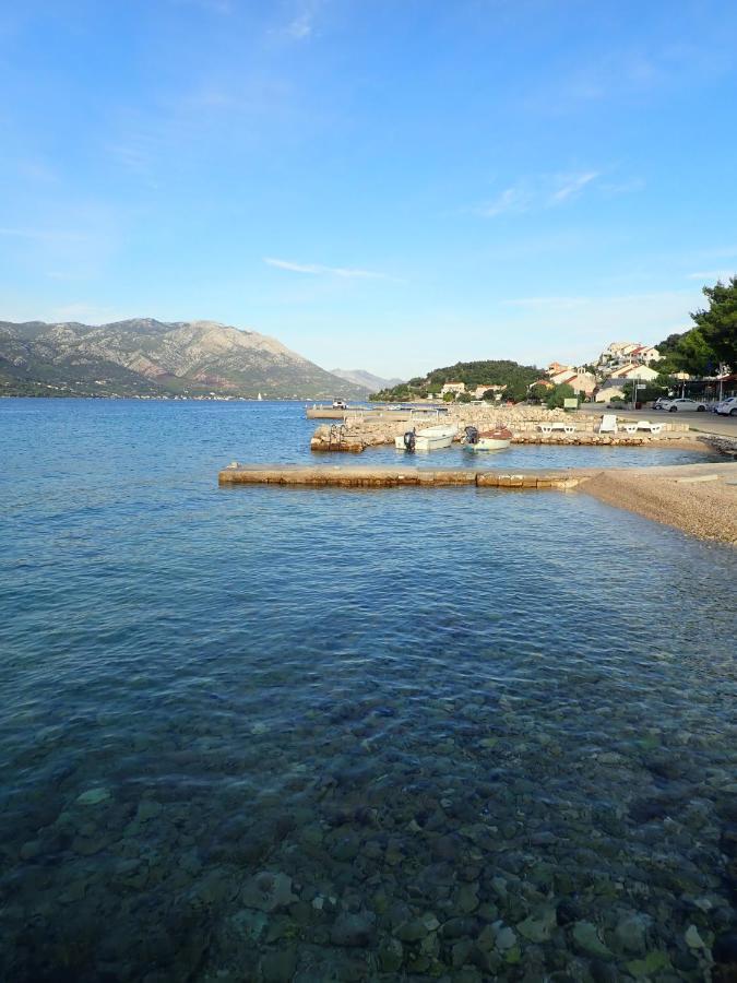 Katja Beach Apartment Račišće Bagian luar foto